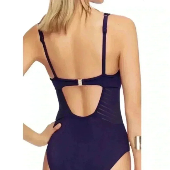 New $177.00 JETS Australia Jessica Allen Swimsuit One Piece - Picture 2 of 12